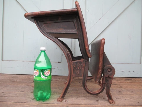 Rare SCHOOL DESK circa 1900's Victorian Child  Antique DOLL HOUSE miniature VTG Cover
