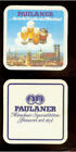 Bierdeckel Paulaner Mnchen (12) Bier, Bierfilz, Brauerei, Oberbayern, Bayern