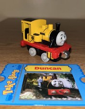 DUNCAN ! THOMAS FRIENDS TRAIN- TAKE ALONG DIECAST 2002 Collector Card