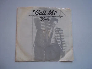 BLONDIE Call Me (Theme fr AMERICAN GIGOLO) / Instrumental 45 RPM 7" Record 1980 - Picture 1 of 7