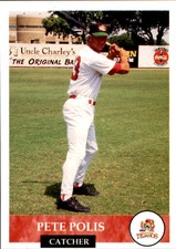 1994 San Antonio Tejanos Collect-A-Sport #24 Pete Polis New York Tech Card