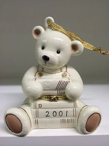 Barnes & Noble 2001 Holiday Precious Teddy Bear caja de baratijas - Imagen 1 de 11