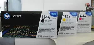 Wkład drukarki HP LaserJet 124A czarny, błękitny, żółty, purpurowy - Zdjęcie 1 z 12