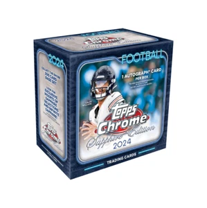 Topps Chrome Sapphire Football 2024 Hobby Box - Picture 1 of 7