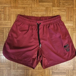 Pantalones Cortos Gymreapers Para Hombres XL Entrenamiento Sin Forro Atlético Correr Gimnasio Calavera Rojo - Imagen 1 de 11