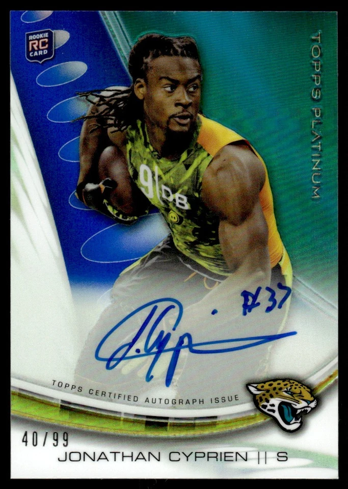 2013 TOPPS PLATINUM AUTO /99 JONATHAN CYPRIENS - Image 1 of 2