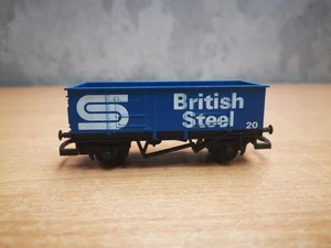 R211 British Steel Open Wagon Hornby Blue - Foto 1 di 5