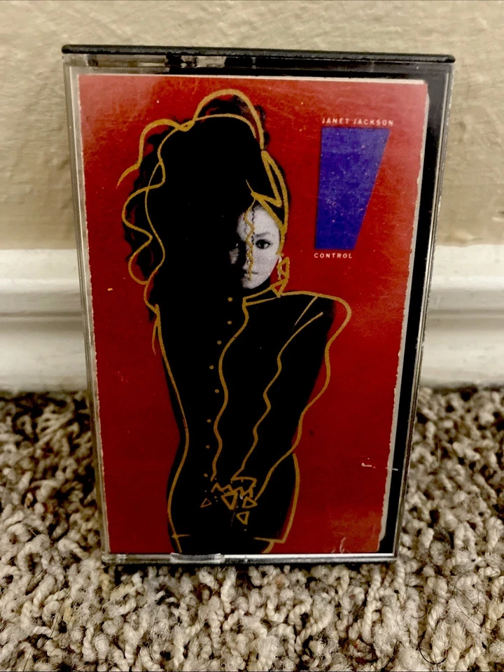 JANET JACKSON CONTROL CASSETTE TAPE A&M RECORDS CS 5106 1986 SYNTH-POP VG+ - Image 1 of 4
