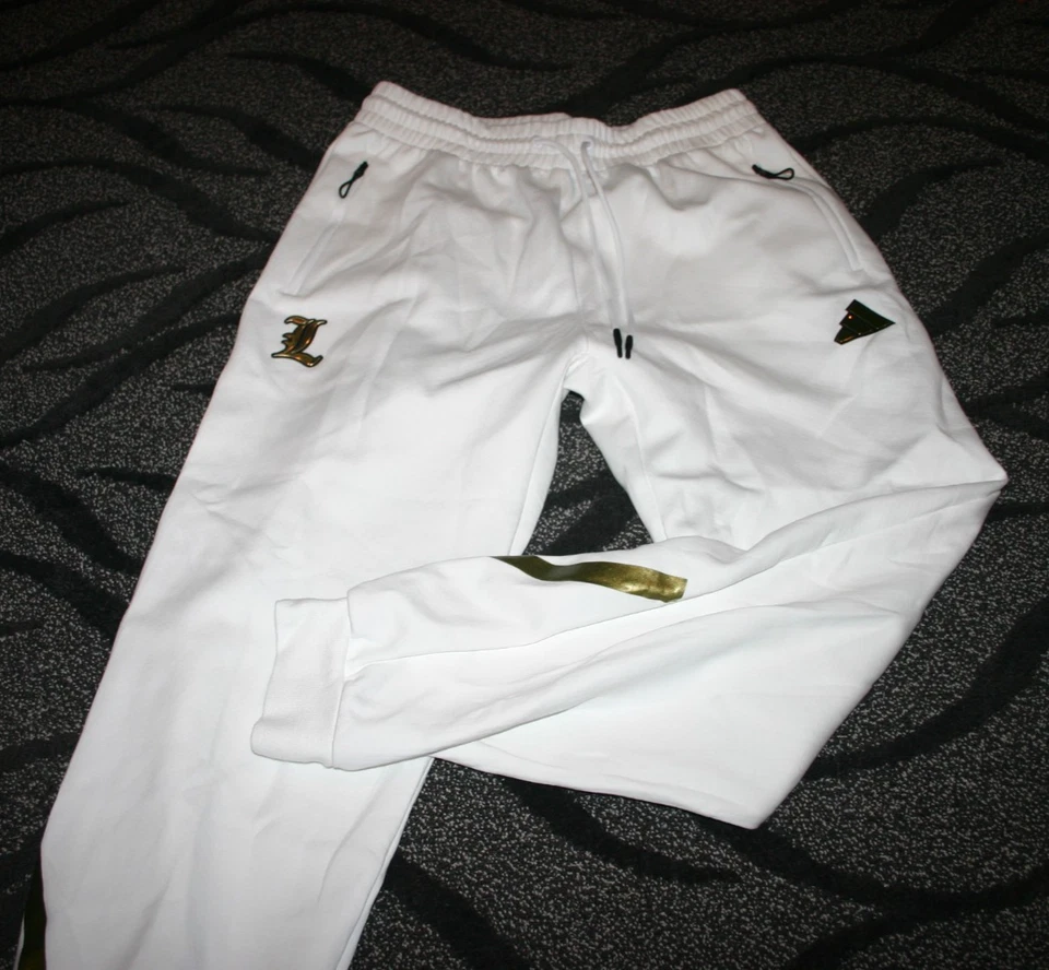 Louisville Cardinals adidas Basketball Team Issued  White Pants NWT Large - Image 1 of 1