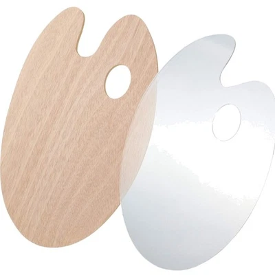 Holz Mischpalette Set für Kunst Acryl Malerei Rustikal Transparent 20x30cm - Bild 1 von 2
