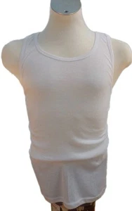 Spyder Men 4pk White Muscle Tank Top Vest size L Large 40 42' T Shirt Die Hard - Picture 1 of 8