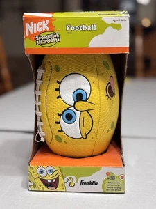 Vintage 2005 Nickelodeon SpongeBob SquarePants Mini Football by Franklin NIB - Picture 1 of 3