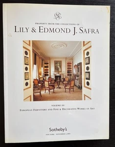 PROPERTY FROM THE COLLECTIONS OF LILY & ED J. SAFRA - VOL 3 - 2005 - SOTHEBY'S. - Picture 1 of 14