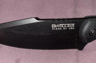 KA-BAR “Becker Harpoon” BK&T Spear Point Blade, Olean NY EE. UU. Funda Kydex/nylon Foto 1 de 4