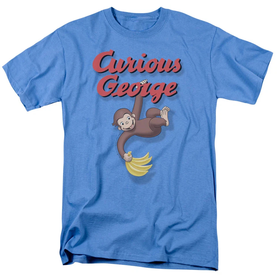 Camiseta Curious George Hangin Out para hombre azul Carolina Foto 1 de 1