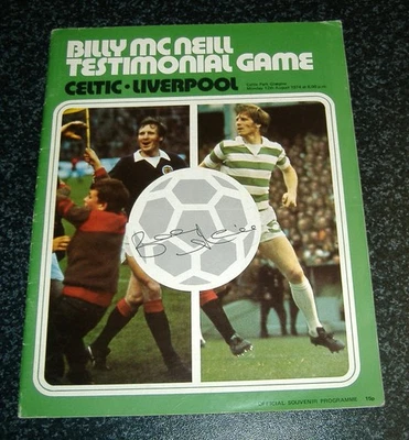 Celtic v Liverpool - 1974 Billy McNeilL Testimonial - Image 1 of 2