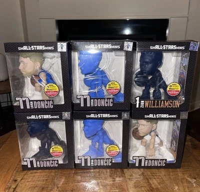 Luka Doncic & Zion Williams Variante Mini NBA smALL-STARS Blanco Azul Lote x6 Foto 1 de 4