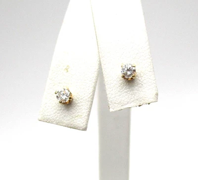 Aretes de diamantes genuinos [E364] Foto 1 de 4