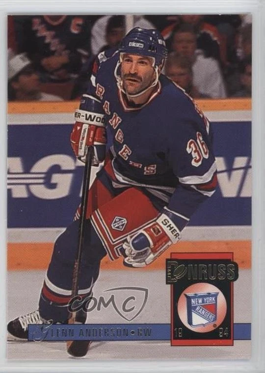 1993-94 Donruss Glenn Anderson #460 HOF - Image 1 of 2