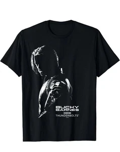 Marvel's Thunderbolts - Bucky Barnes Silhouette T-Shirt XL BLACK - Picture 1 of 4