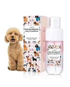 Spray desenredante y desenredante para perros - Fórmula sin enjuague, aroma en polvo para bebés ¡Nuevo! - Imagen 1 de 6