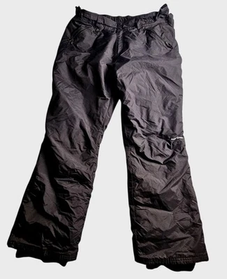 Pantalones de esquí para nieve aislados para equipo al aire libre para hombre 4XL negros Gorpcore invierno  Foto 1 de 4