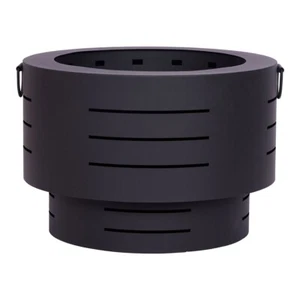 Glow Dante 45cm Diameter Low Smoke Fire Pit in Black GLOW2418 - Picture 1 of 8