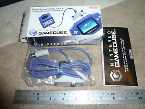 NINTENDO GAMEBOY ADVANCE TO GAMECUBE OFFICIAL GENUINE LINK CABLE - BRAND NEW!! - Picture 1 of 1