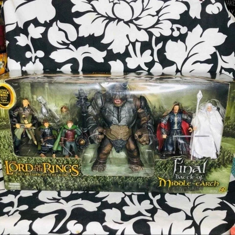 LOTR Lord of the Rings: Final Battle of Middle Earth 6 Deluxe Figure Set Cover