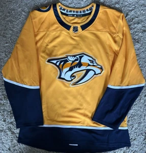 Authentic Nashville Predators adidas NHL Jersey Size 52 - Picture 1 of 7