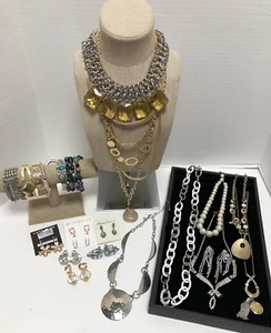 Brand Name Costume Jewelry Lot Anne Klein Ann Taylor Panacea Chico's Kenneth Co - Picture 1 of 10