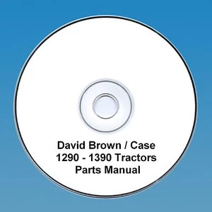 David Marron / Étui 1290 & 1390 Tracteurs Pièces Manuel Pdf CD - Picture 1 of 4