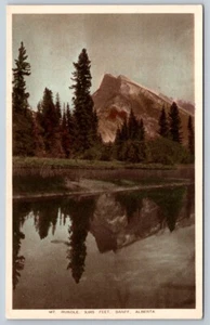 Mt Rundle, Banff National Park, Alberta, Canada, Vintage Gowen Sutton Postcard - Picture 1 of 2