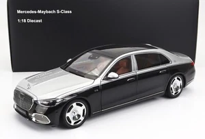 Casi real 1/18 Mercedes Benz Clase S S600 V12 Maybach negro plata ALM820120 - Imagen 1 de 11