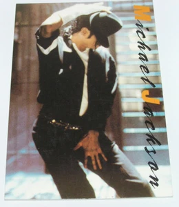 MICHAEL JACKSON Original Vintage postcard MINI-POSTER 6x4 inches  - Picture 1 of 1