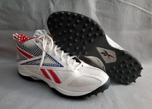 Reebok Sample Cleats NFL Football Pro Bowl 2012 Mens Size 12.5 red white blue - Picture 1 of 13