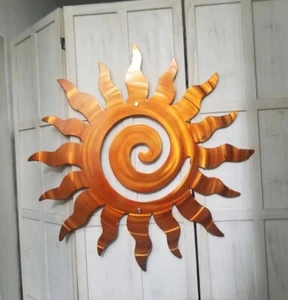 Metal Wall art sun home decor, garden Porch Art Deck indoor living room outdoor - Picture 1 of 3