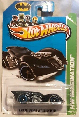 2012 Hot Wheels Imagination Batman Arkham Asylum Batmobile 63/250  NIP - Image 1 of 2