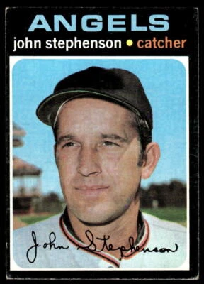 1971 Topps #421 John Stephenson BASEBALL California Angels - Image 1 of 2