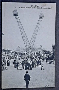  London UK  Franco British Exposition 1908 Official PC "Flip Flap FREE SHIPPING - Picture 1 of 2