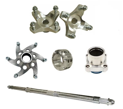 Bujes de freno piñón trasero eje Lonestar LSR Axcalibar + tuerca de bloqueo Yamaha Banshee Foto 1 de 4