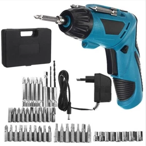 MINI AVVITATORE CACCIAVITE TRAPANO A BATTERIA GIRAVITE RICARICABILE LAVORO - Foto 1 di 8