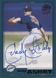 ANDY ASHBY 2020 Archivo Topps FAN FAVORITOS Autógrafo - SAN DIEGO PADRES- FFA-AA - Imagen 1 de 1