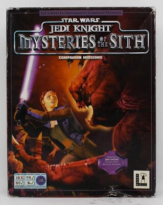 STAR WARS JEDI KNIGHT MYSTERIES OF THE SITH PC CAJA GRANDE BIG BOX EXPANSION - Imagen 1 de 3