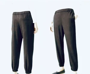 COS Khaki Wolle Kaschmir Mischung Pull On Jogger Anzughose Größe 42 / Large - Bild 1 von 4