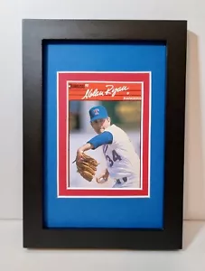 Nolan Ryan Texas Rangers Display Framed Baseball Card Plaque 1990 Donruss #166 - Picture 1 of 4