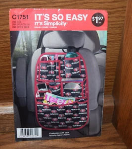 Sew & Make Simplicity 1751 Auto Organizer Ihr Team SCHNITTMUSTER  - Bild 1 von 4