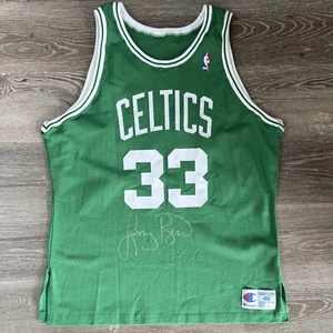 LARRY BIRD Boston Celtics Signed Auto Jersey JSA Certified Champion Size 46 - Picture 1 of 5