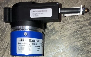 Baumer WPS-2100-MK60-M-IVO Distance Sensor P/N: GM400.E14 Rev: 02 TESTED - Picture 1 of 2
