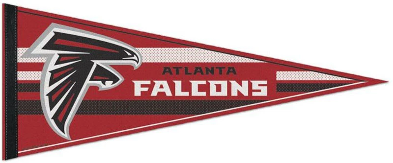 Banderín de fieltro Wincraft estilo malla 12 X 30 Atlanta Falcons NFL Foto 1 de 1